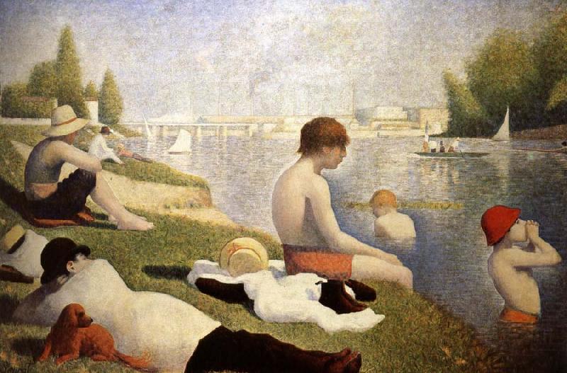 Georges Seurat Baders in Asnieres china oil painting image